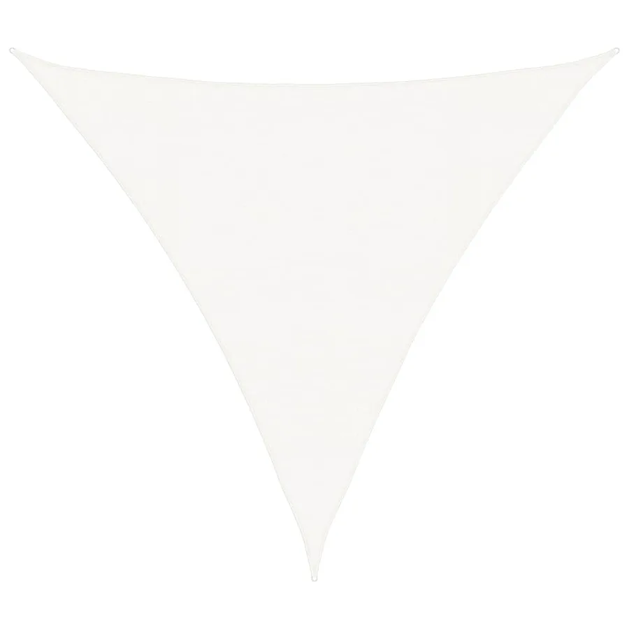 Voile d'ombrage 160 g/m² Blanc 4x4x4 m PEHD - 2