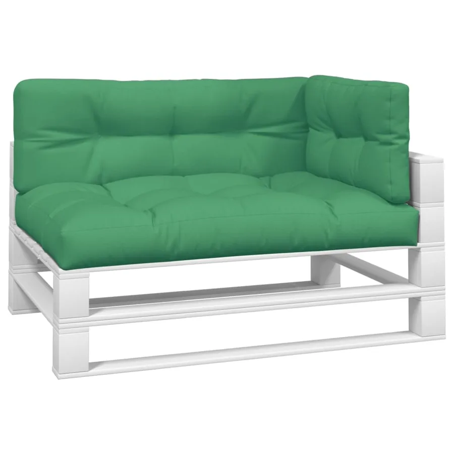Coussins de palette lot de 3 vert tissu - 3