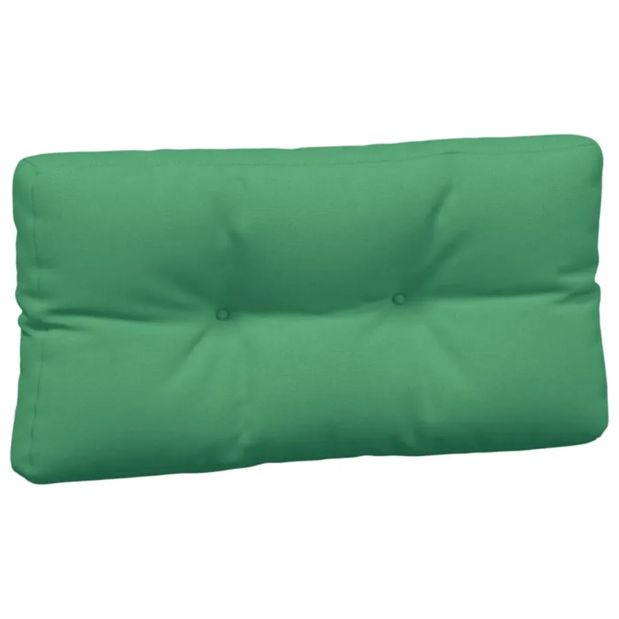 Coussins de palette lot de 3 vert tissu - 5