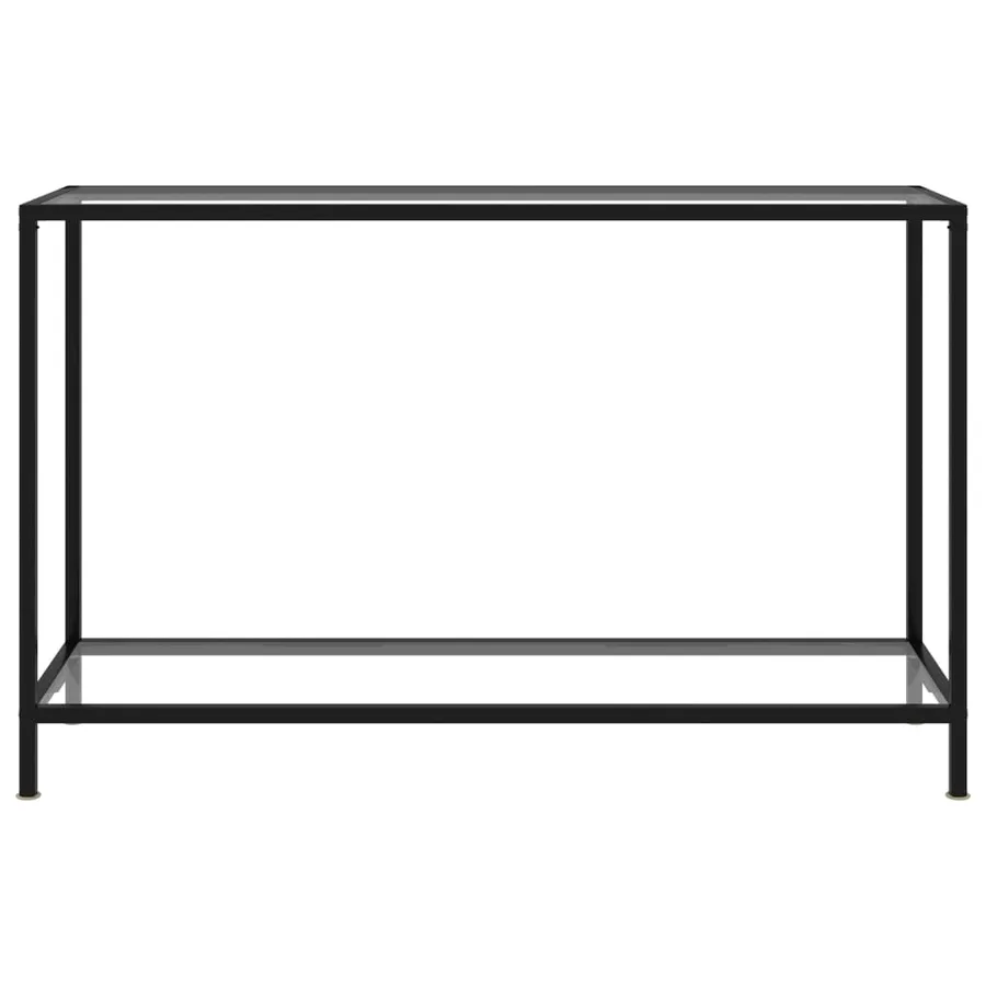 Table console Transparent 120x35x75 cm Verre trempé - 2