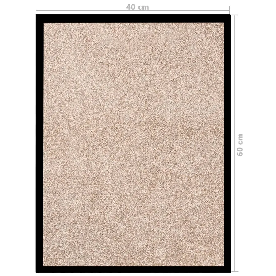 Paillasson Beige 40x60 cm - 6