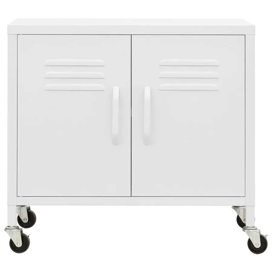 Armoire de rangement Blanc 60x35x56 cm Acier - 3