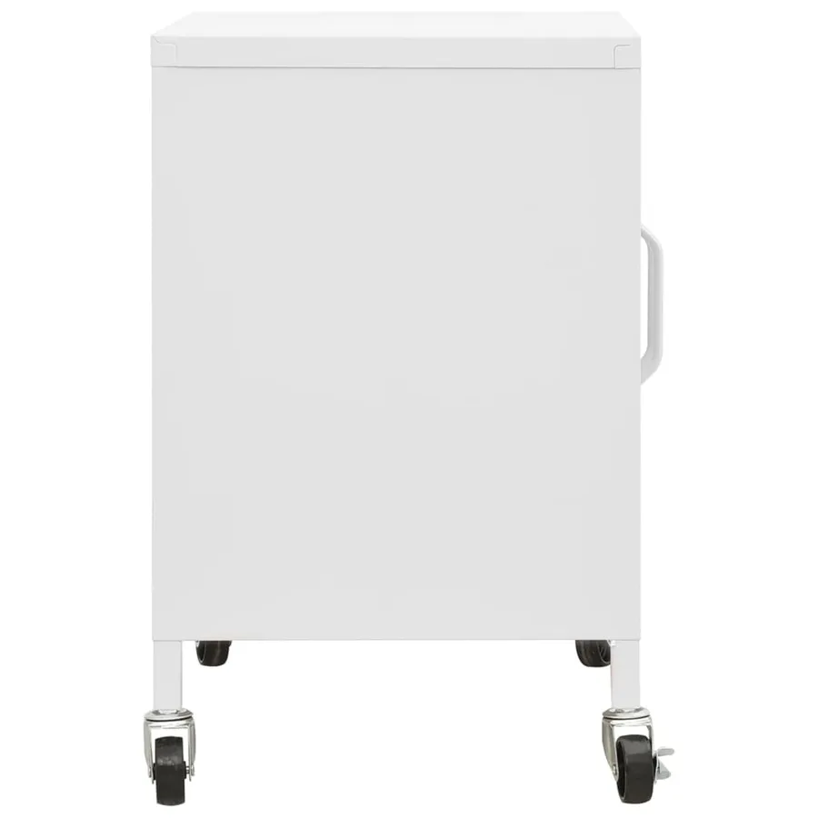 Armoire de rangement Blanc 60x35x56 cm Acier - 4
