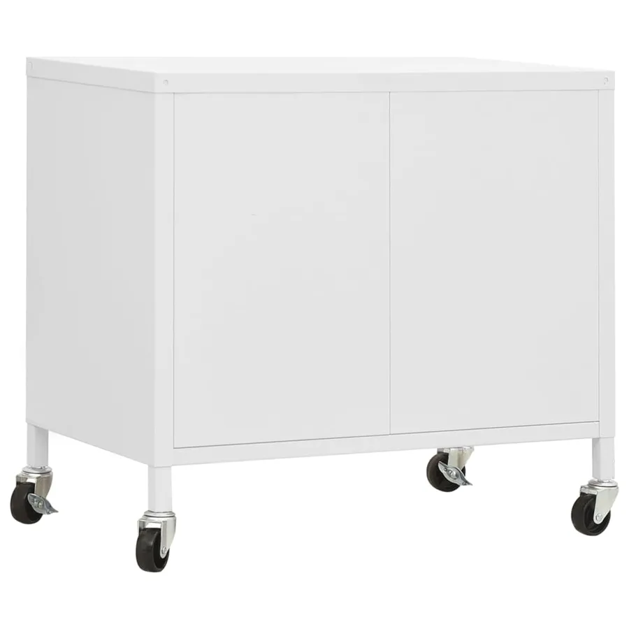 Armoire de rangement Blanc 60x35x56 cm Acier - 5