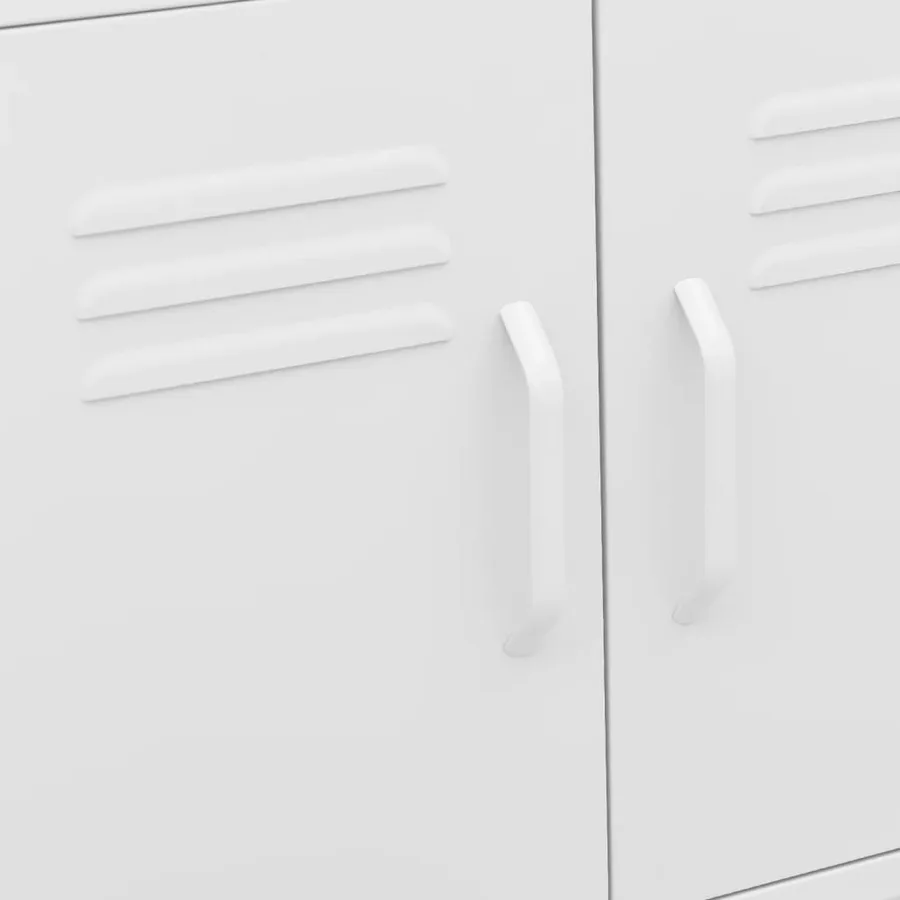 Armoire de rangement Blanc 60x35x56 cm Acier - 7