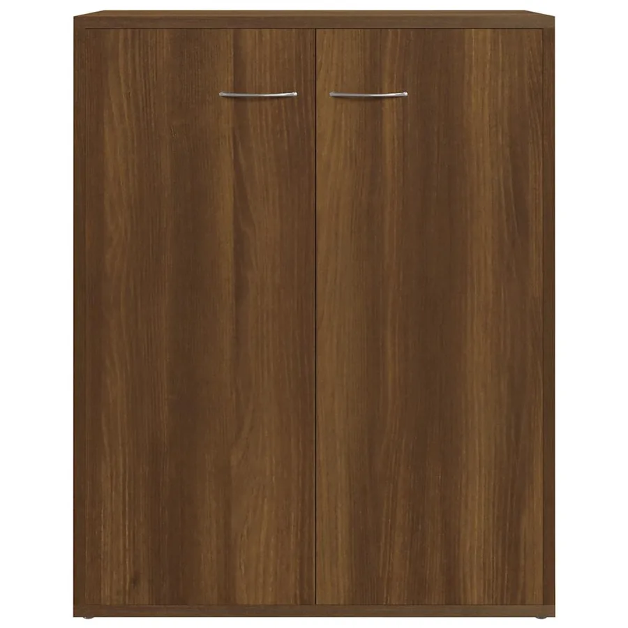 Buffet Chêne marron 60x30x75 cm Bois d'ingénierie - 6