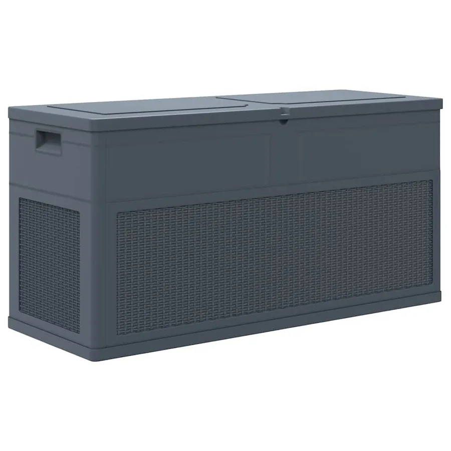 Boîte de rangement de jardin 320 L Anthracite