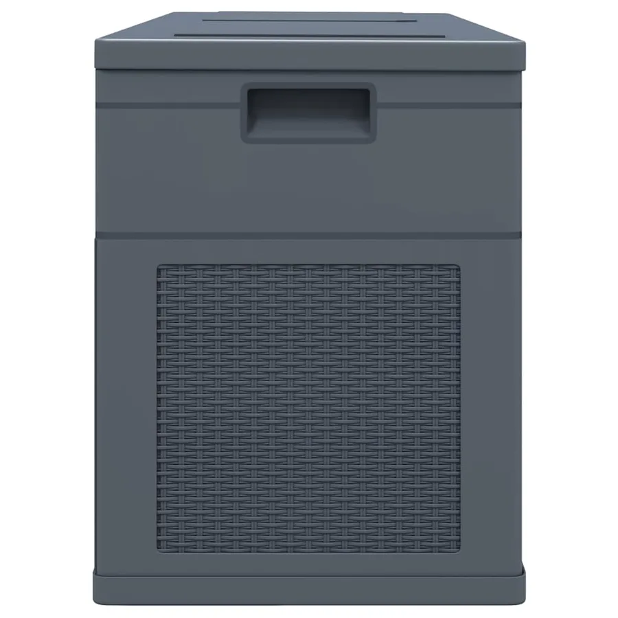 Boîte de rangement de jardin 320 L Anthracite - 5