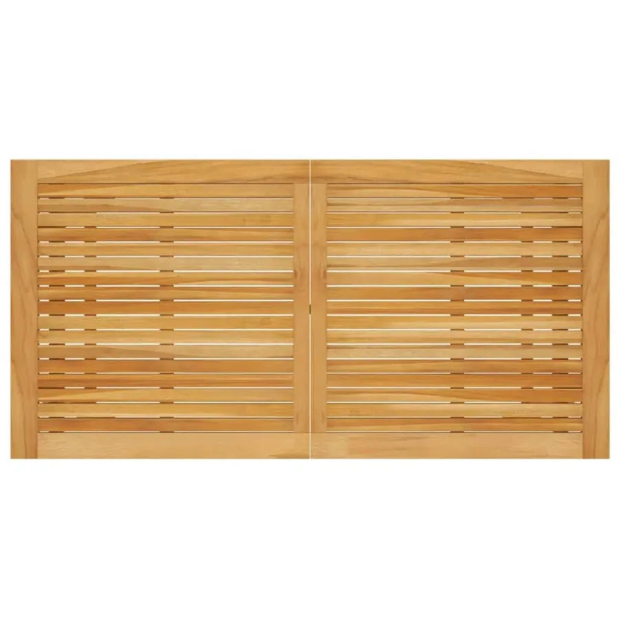 Ensemble à manger de jardin 5 pcs Gris - 11