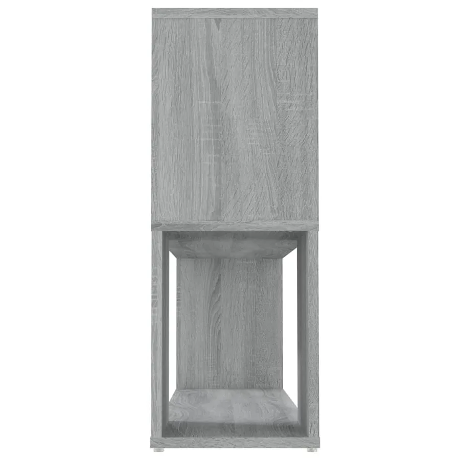 Bibliothèque Sonoma gris 100x24x63 cm Bois d'ingénierie - 6