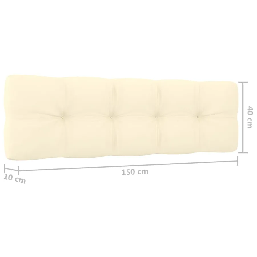 Salon de jardin 2 pcs avec coussins bois de pin imprégné - 7