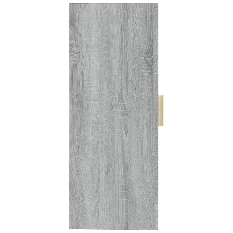 Armoire murale suspendue Sonoma gris 69,5x34x90 cm - 4