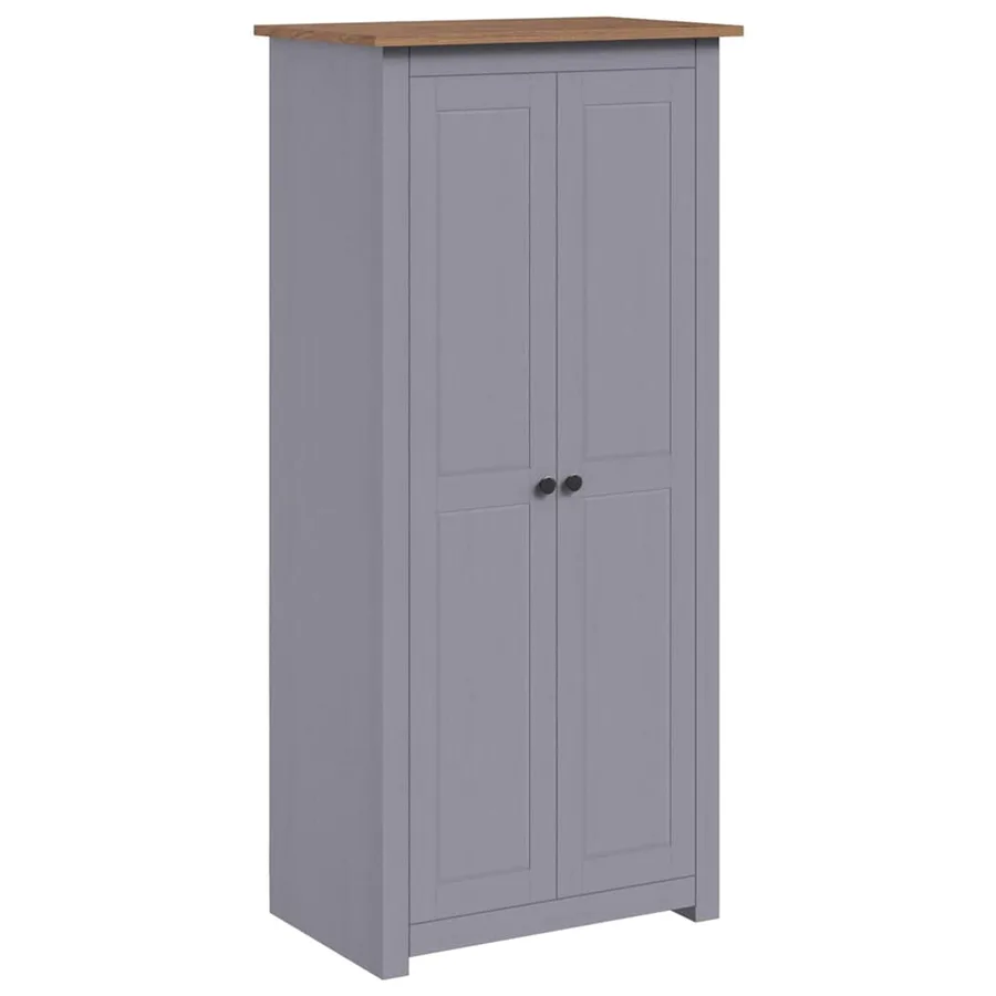 Garde-robe Gris 80x50x171,5 cm Pin massif Assortiment Panama - 2