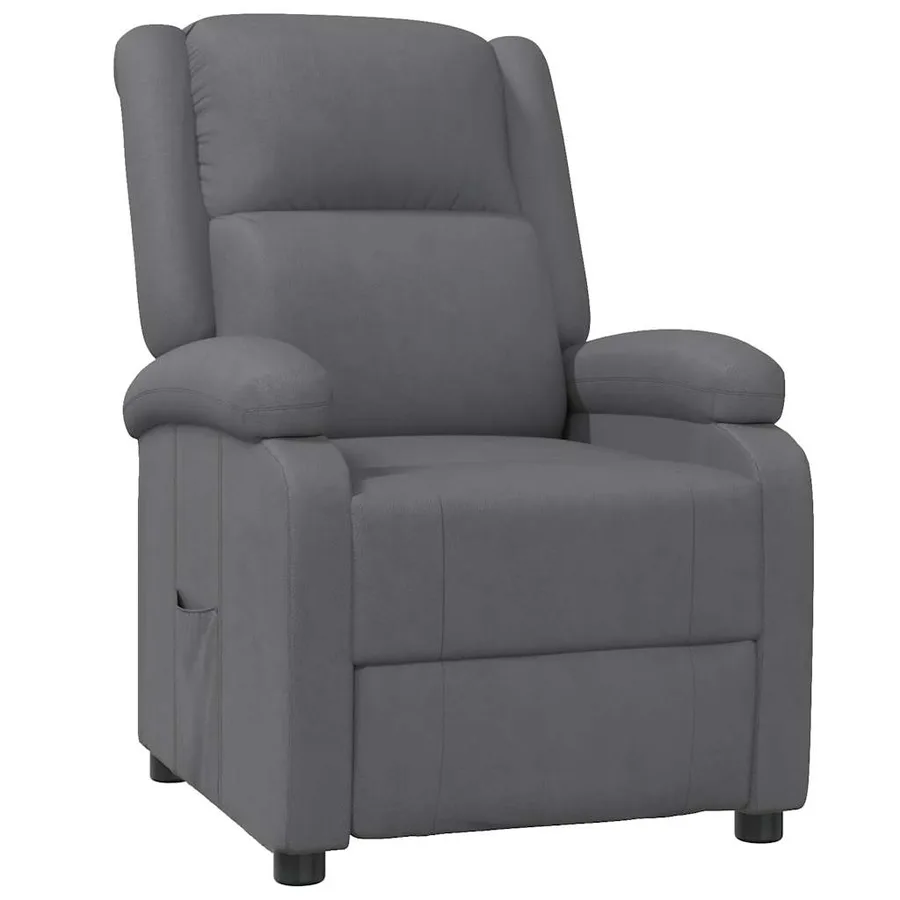 Fauteuil inclinable Gris Similicuir - 2
