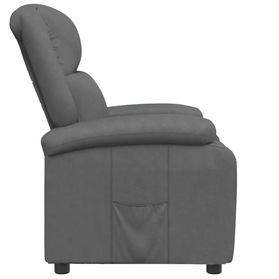 Fauteuil inclinable Gris Similicuir - 4
