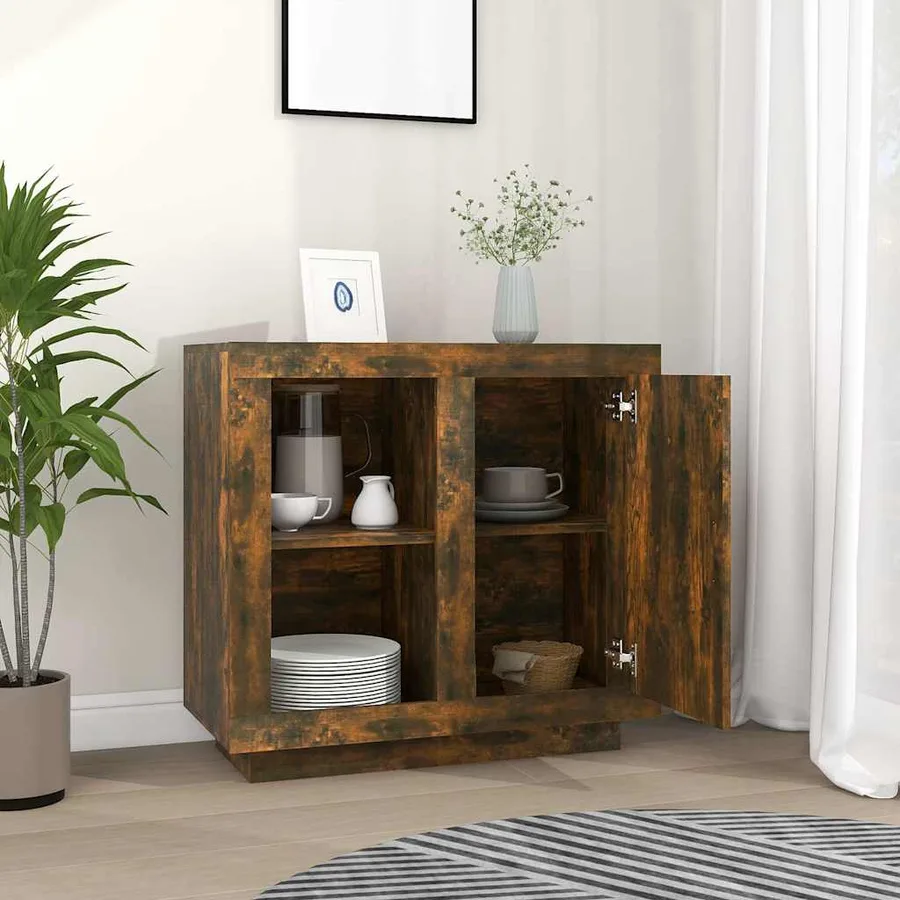 Buffet Chêne fumé 80x40x75 cm - 3