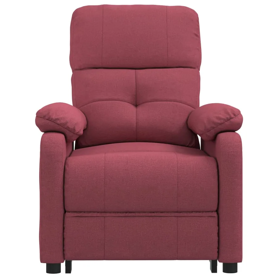 Fauteuil électrique de massage Bordeaux Tissu - 4