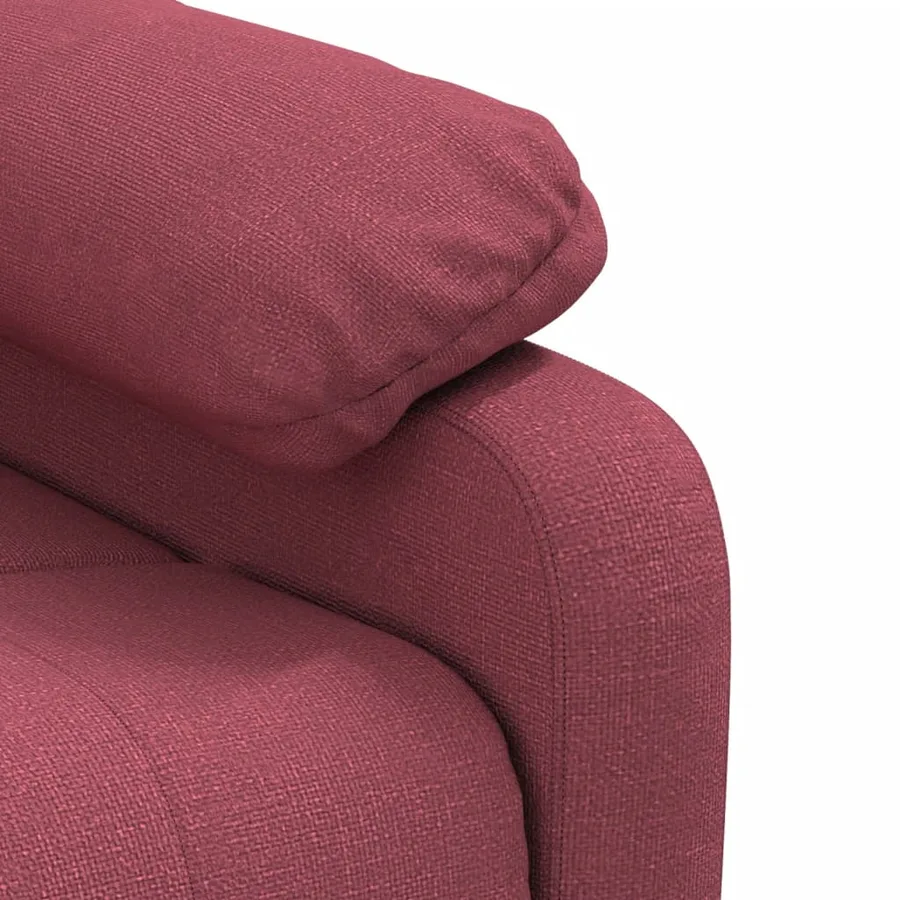 Fauteuil électrique de massage Bordeaux Tissu - 9
