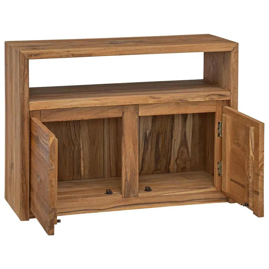 Buffet 80x30x60 cm bois de teck massif - 2