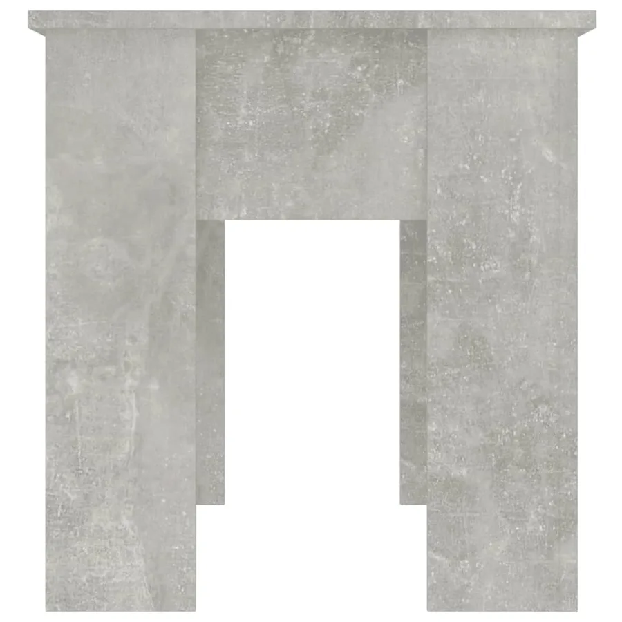 Table basse gris béton 101x49x52 cm bois d'ingénierie - 7