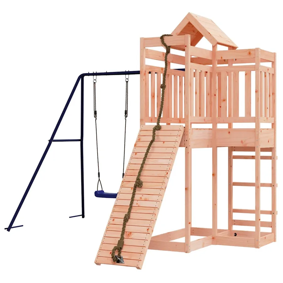 Aire de jeux d'extérieur bois massif de douglas - 3