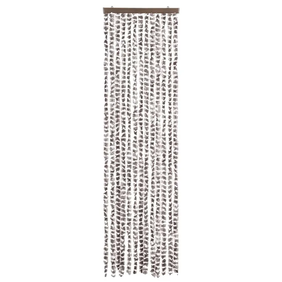 Moustiquaire Taupe et blanc 56x185 cm Chenille - 3