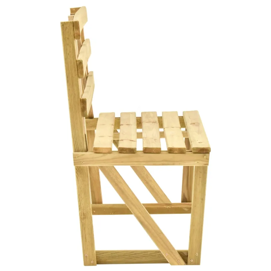 Banc de jardin 120 cm Bois de pin imprégné - 3
