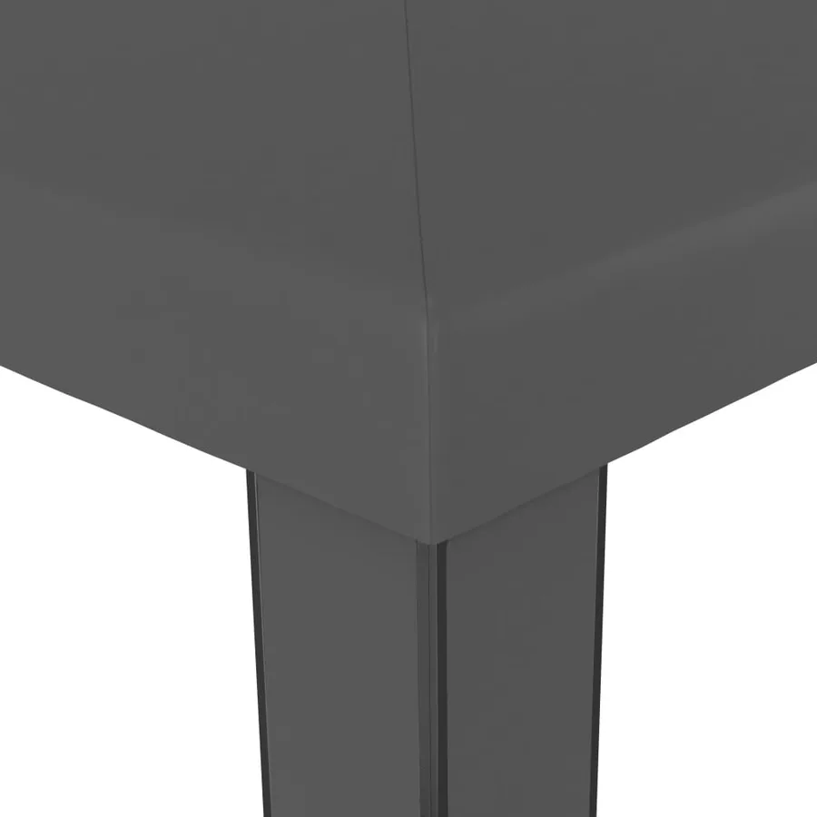 Tonnelle avec toit double 3x6 m Anthracite - 4