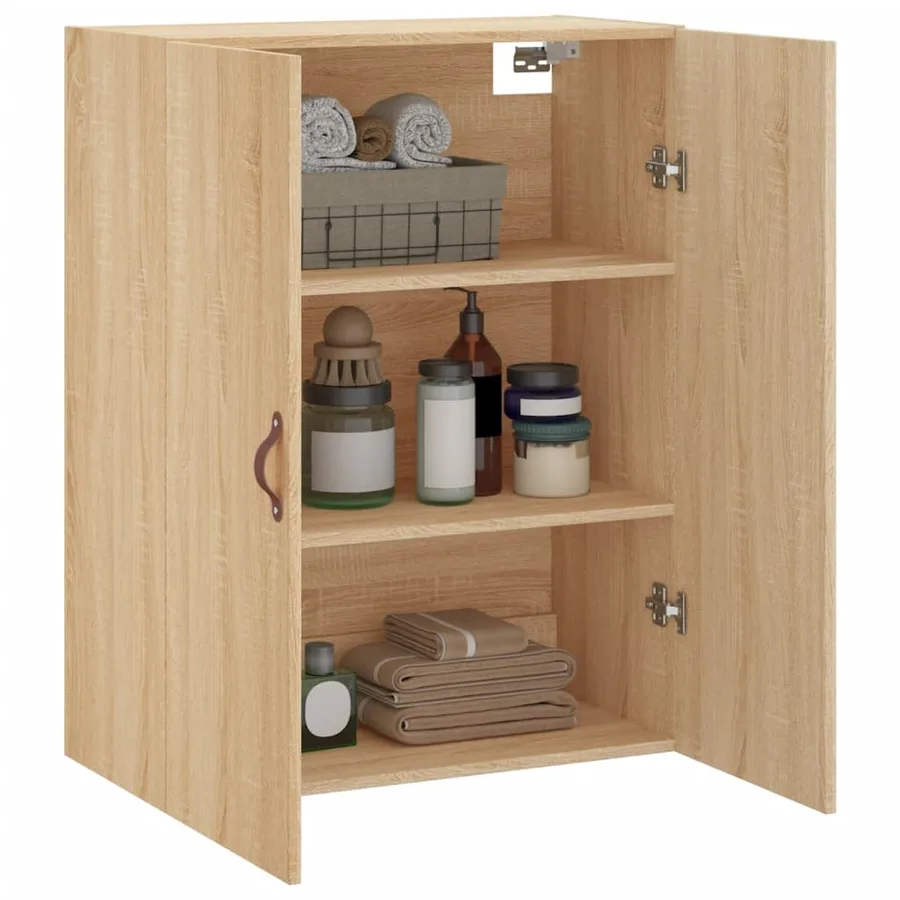 Armoire murale chêne sonoma 69,5x34x90 cm - 5