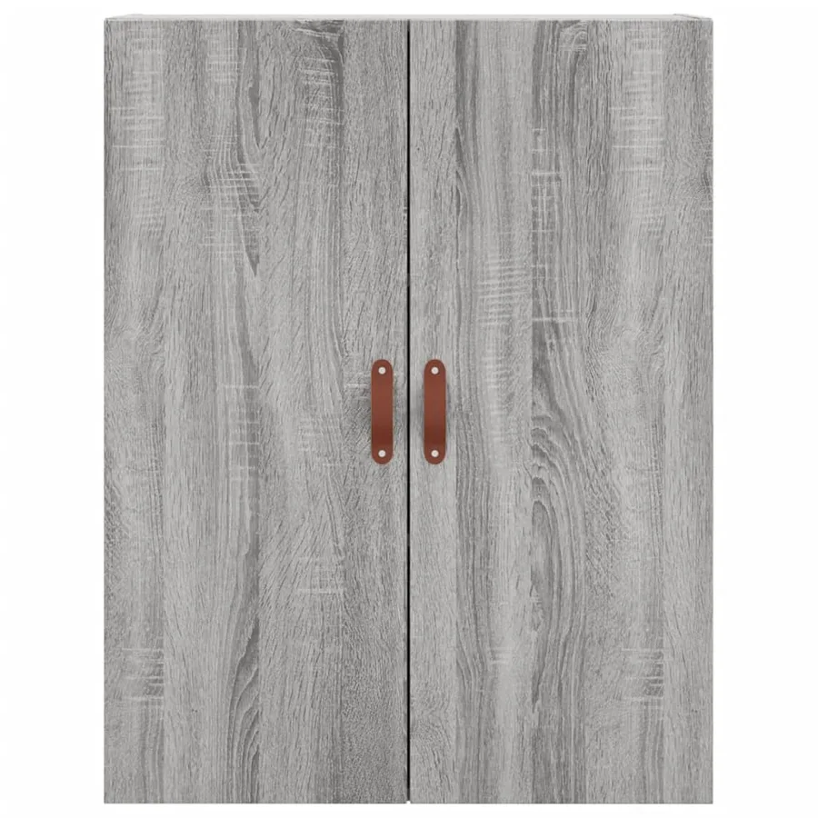 Armoire murale sonoma gris 69,5x34x90 cm - 7