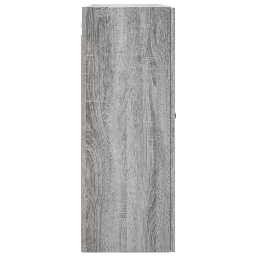 Armoire murale sonoma gris 69,5x34x90 cm - 8