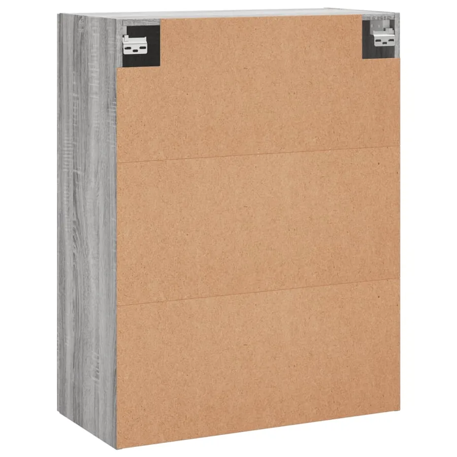 Armoire murale sonoma gris 69,5x34x90 cm - 9