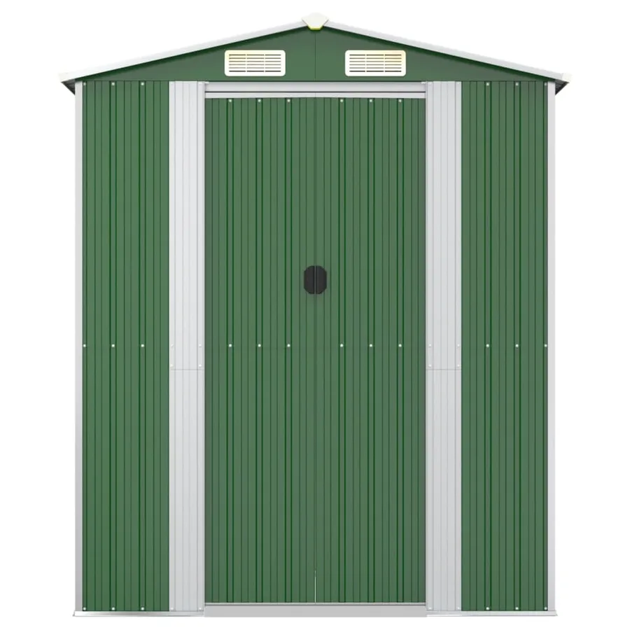 Abri de jardin Vert 192x1021x223 cm Métal galvanisé - 4
