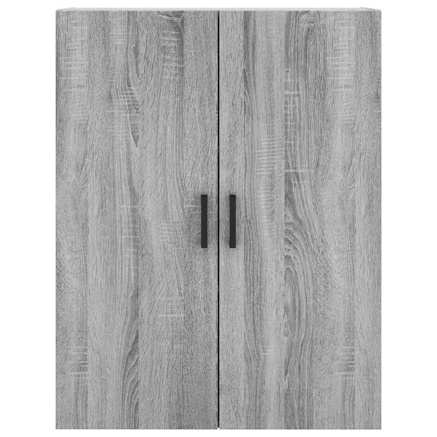 Buffet haut Sonoma gris 69,5x34x180 cm Bois d'ingénierie - 6