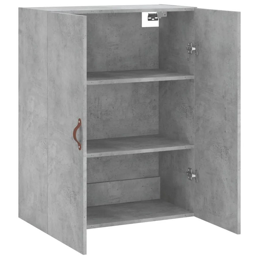 Armoire murale gris béton 69,5x34x90 cm - 6