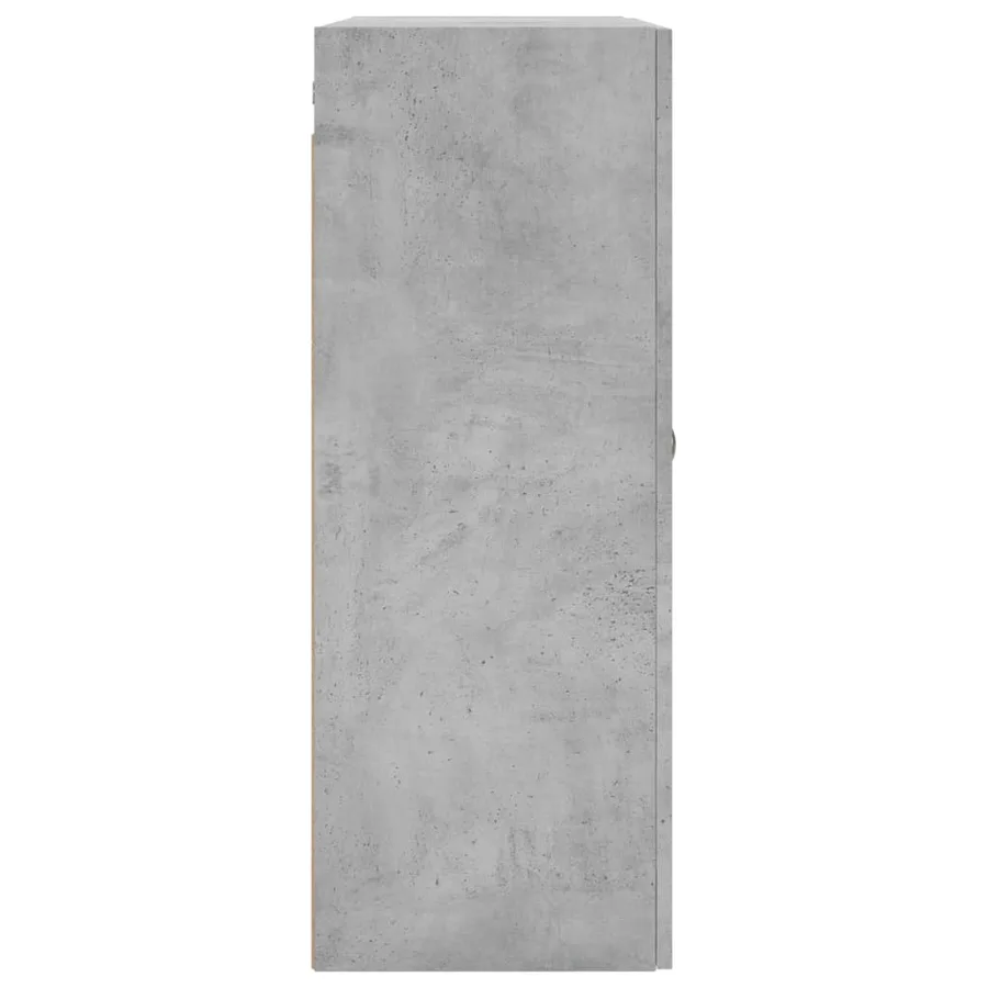 Armoire murale gris béton 69,5x34x90 cm - 8
