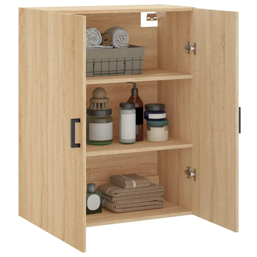 Armoire murale chêne sonoma 69,5x34x90 cm - 5