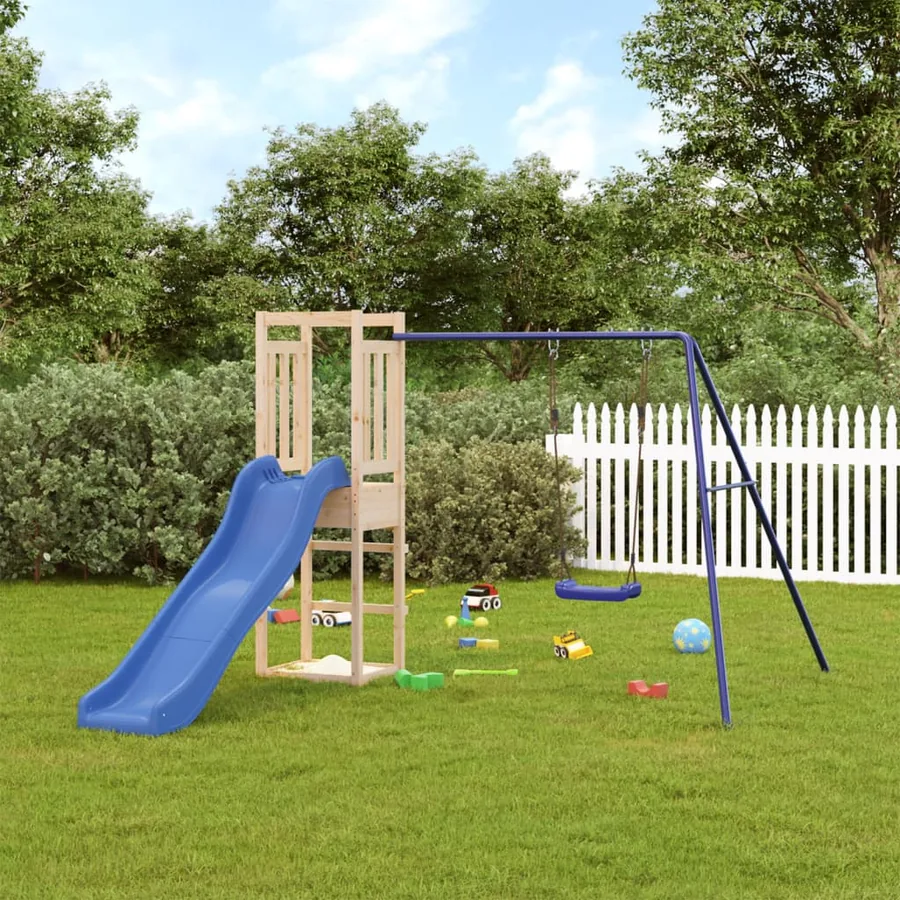 Aire de jeux d'extérieur bois de pin imprégné