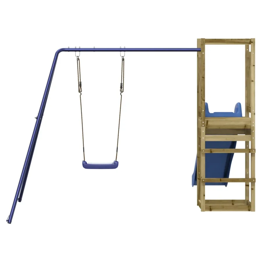 Aire de jeux d'extérieur bois de pin imprégné - 7