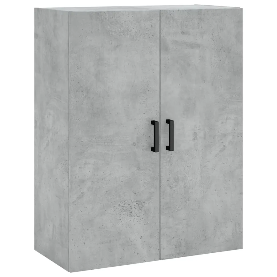 Armoires murales 2 pcs gris béton 69,5x34x90 cm - 5