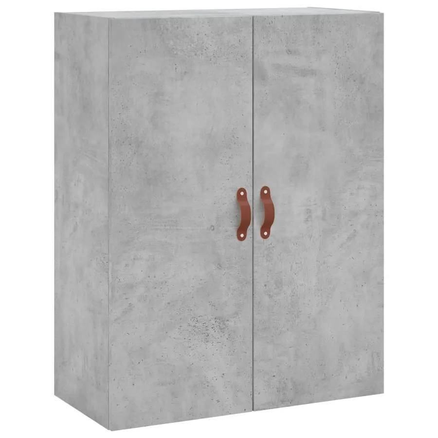 Armoires murales 2 pcs gris béton 69,5x34x90 cm - 5