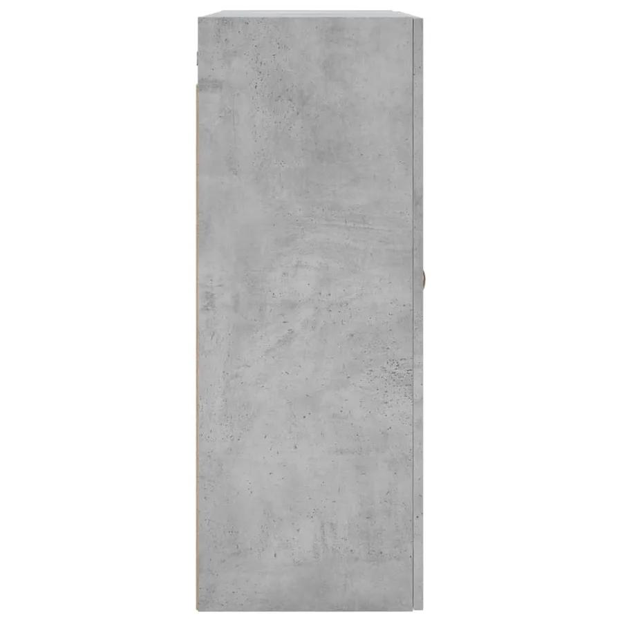 Armoires murales 2 pcs gris béton 69,5x34x90 cm - 7