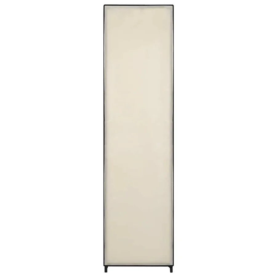 Garde-robe avec 4 compartiments Crème 175x45x170 cm - 6