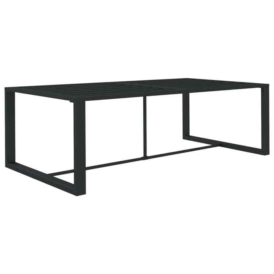 Salon de jardin 7 pcs avec coussins Aluminium Anthracite - 4