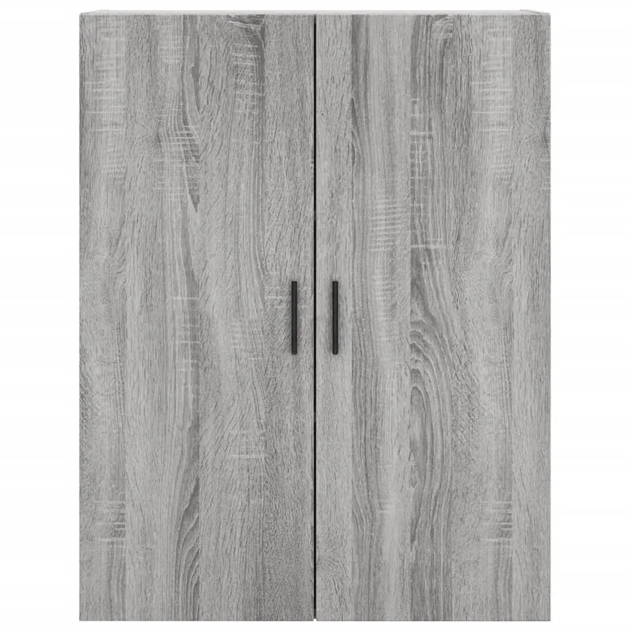 Buffet haut Sonoma gris 69,5x34x180 cm Bois d'ingénierie - 6
