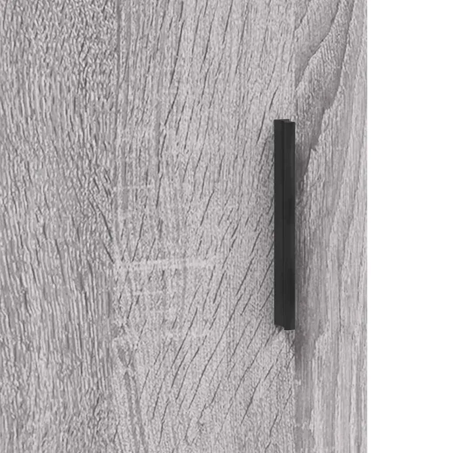 Buffet haut Sonoma gris 69,5x34x180 cm Bois d'ingénierie - 10