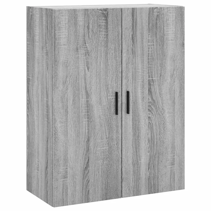Buffet haut Sonoma gris 69,5x34x180 cm Bois d'ingénierie - 5