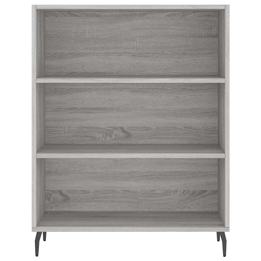 Buffet haut Sonoma gris 69,5x34x180 cm Bois d'ingénierie - 8