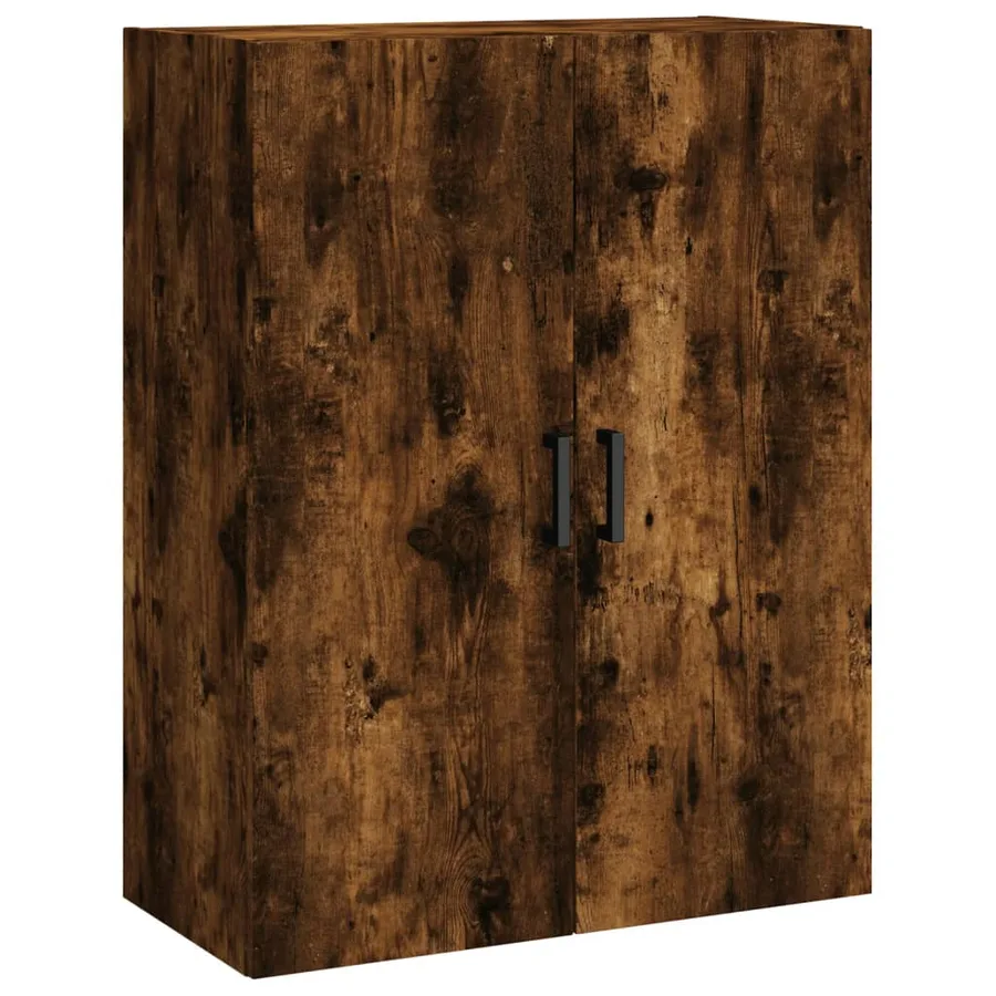 Buffet haut Chêne fumé 69,5x34x180 cm Bois d'ingénierie - 5