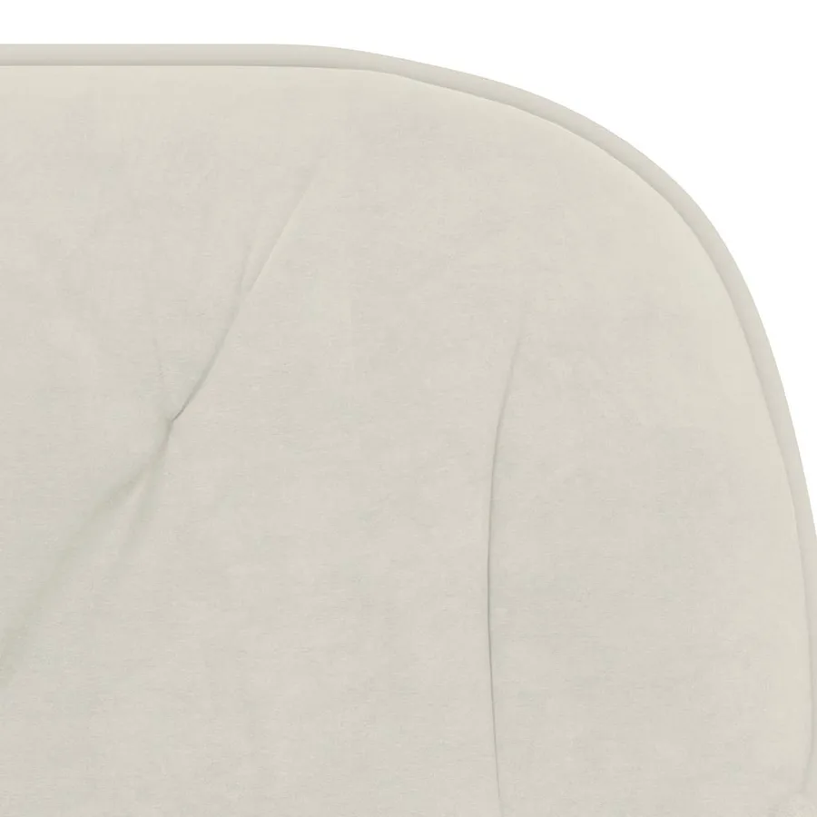 Chaises pivotantes à manger lot de 2 Crème Velours - 8